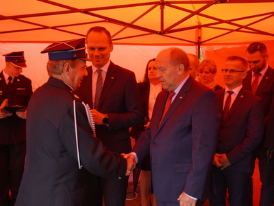 Przekazanie wozu Jednostce OSP Studzieniec