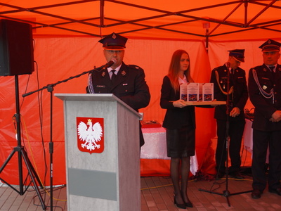 Przekazanie wozu Jednostce OSP Studzieniec