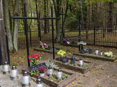 Uroczystości w Kochanach - cmentarz