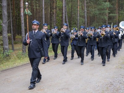 Uroczystości w Kochanach - Strażacka Orkiestra Dęta z Grodziska Dolnego