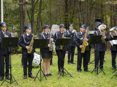 Uroczystości w Kochanach - Strażacka Orkiestra Dęta z Grodziska Dolnego