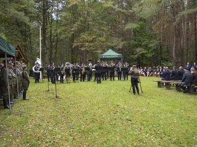 Uroczystości w Kochanach - Strażacka Orkiestra Dęta z Grodziska Dolnego