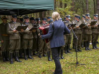 Uroczystości w Kochanach - Grupa Rekonstrukcyjna Żołnierzy Wojska Polskiego Wrzesień 1939 z Jastkowic