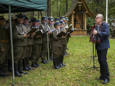 Uroczystości w Kochanach - Grupa Rekonstrukcyjna Żołnierzy Wojska Polskiego Wrzesień 1939 z Jastkowic