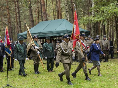Uroczystości w Kochanach - Poczty Sztandarowe
