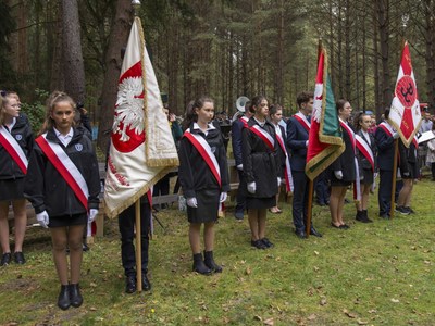 Uroczystości w Kochanach - Poczty Sztandarowe