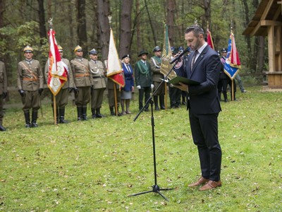 Uroczystości w Kochanach - Wójt Gminy Pysznica Łukasz Bajgierowicz