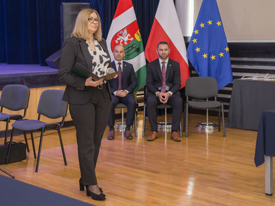 Złote Gody w Gminie Pysznica - Z-ca kierownika USC Angelika Krudys