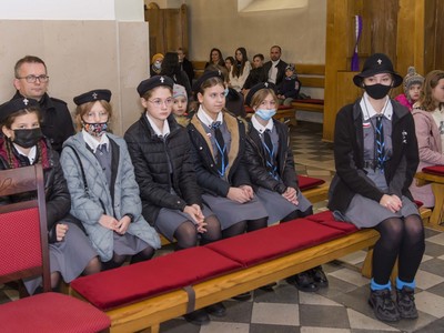 Uroczystości 103 Rocznicy Odzyskania Niepodległości w Kościele pw. Podwyższenia  Świętego Krzyża w Pysznicy.