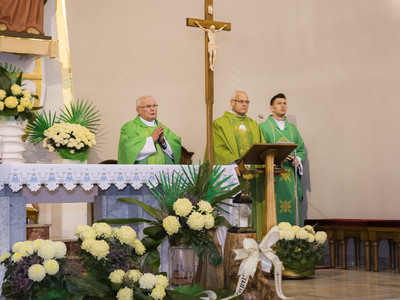 Uroczystości 103 Rocznicy Odzyskania Niepodległości w Kościele pw. Podwyższenia  Świętego Krzyża w Pysznicy.