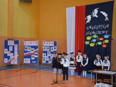 Uroczystości 11 listopada w PSP im. Kard. Stefana Wyszyńskiego w Kłyżowie