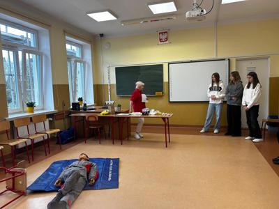 Sala dydaktyczna szkoły w Kłyżowie