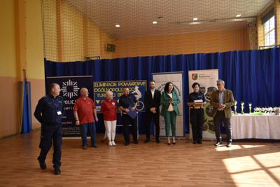 podczas eliminacji Ogólnopolskiego Turnieju Bezpieczeństwa w Ruchu Drogowym
