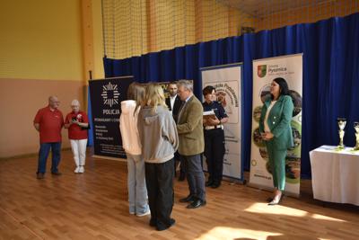 Wręczenie nagród podczas eliminacji Ogólnopolskiego Turnieju Bezpieczeństwa w Ruchu Drogowym