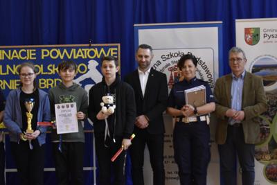 Wręczenie nagród podczas eliminacji Ogólnopolskiego Turnieju Bezpieczeństwa w Ruchu Drogowym