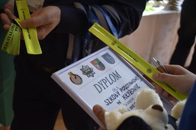 Wręczenie nagród podczas eliminacji Ogólnopolskiego Turnieju Bezpieczeństwa w Ruchu Drogowym