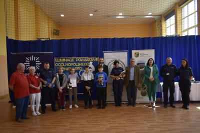 Wręczenie nagród podczas eliminacji Ogólnopolskiego Turnieju Bezpieczeństwa w Ruchu Drogowym