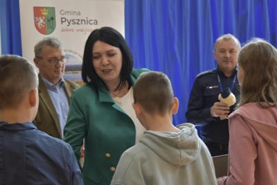 Wręczenie nagród podczas eliminacji Ogólnopolskiego Turnieju Bezpieczeństwa w Ruchu Drogowym