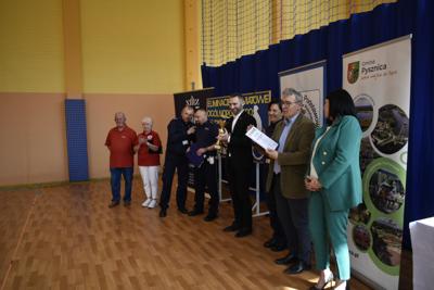 Wręczenie nagród podczas eliminacji Ogólnopolskiego Turnieju Bezpieczeństwa w Ruchu Drogowym