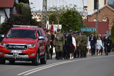Uroczyste obchody uczczenia 85. rocznicy śmierci kaprala Franciszka Dziuby w Jastkowicach