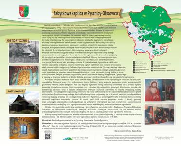 Zabytkowa kaplica w Pysznicy-Olszowcu