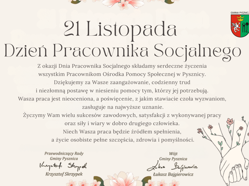 dzień pracownika socjalnego