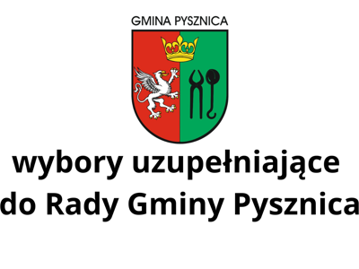 Grafika wybory uzupełniające do Rady Gminy Pysznica