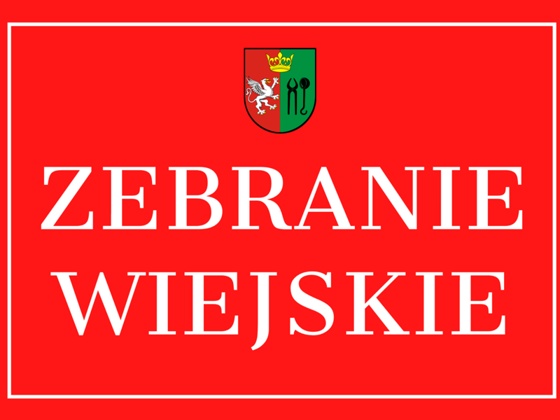 grafika zebranie wiejskie