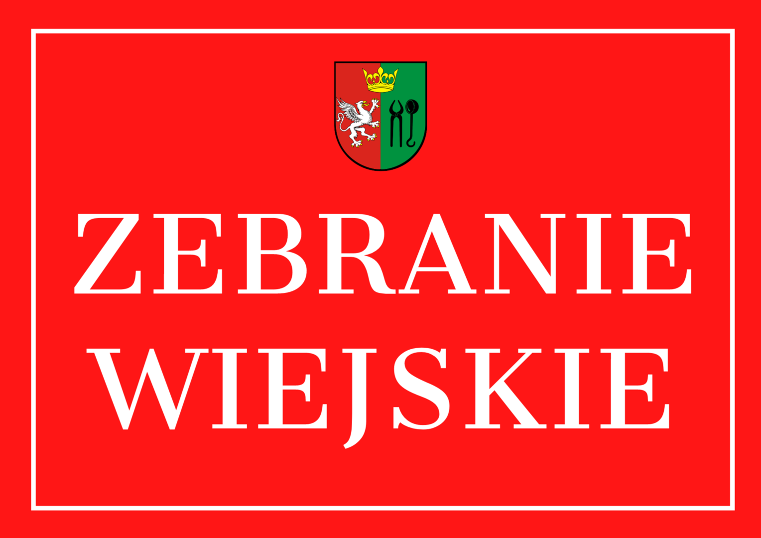 grafika zebranie wiejskie