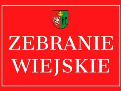 grafika zebranie wiejskie