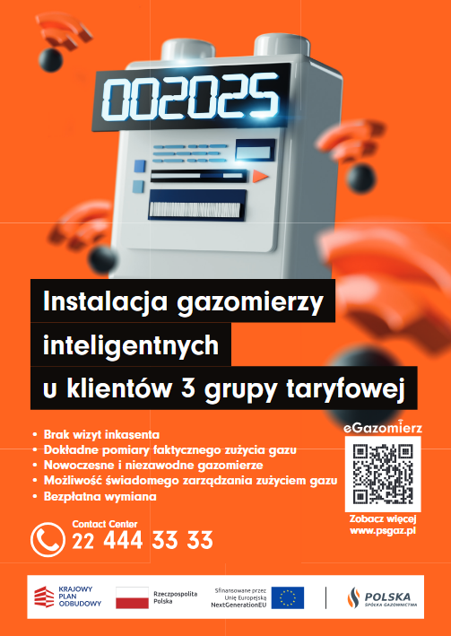 grafika wymiana gazomierzy