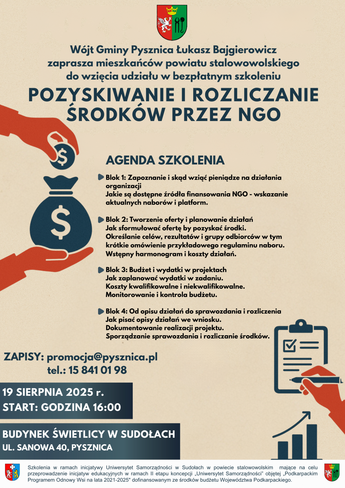 plakat szkolenia
