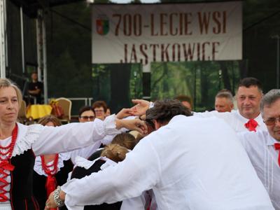 Zespół Ludowy Jastkowianie tańczą poloneza