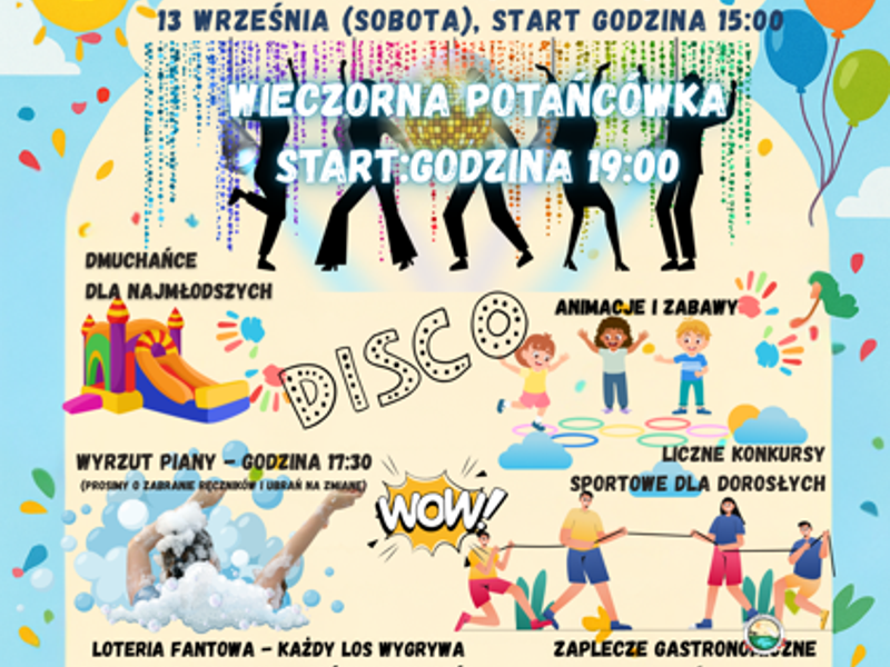 Plakat z zaproszeniem na piknik