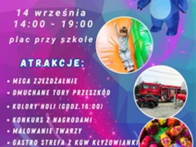 Plakat z zaproszeniem na piknik