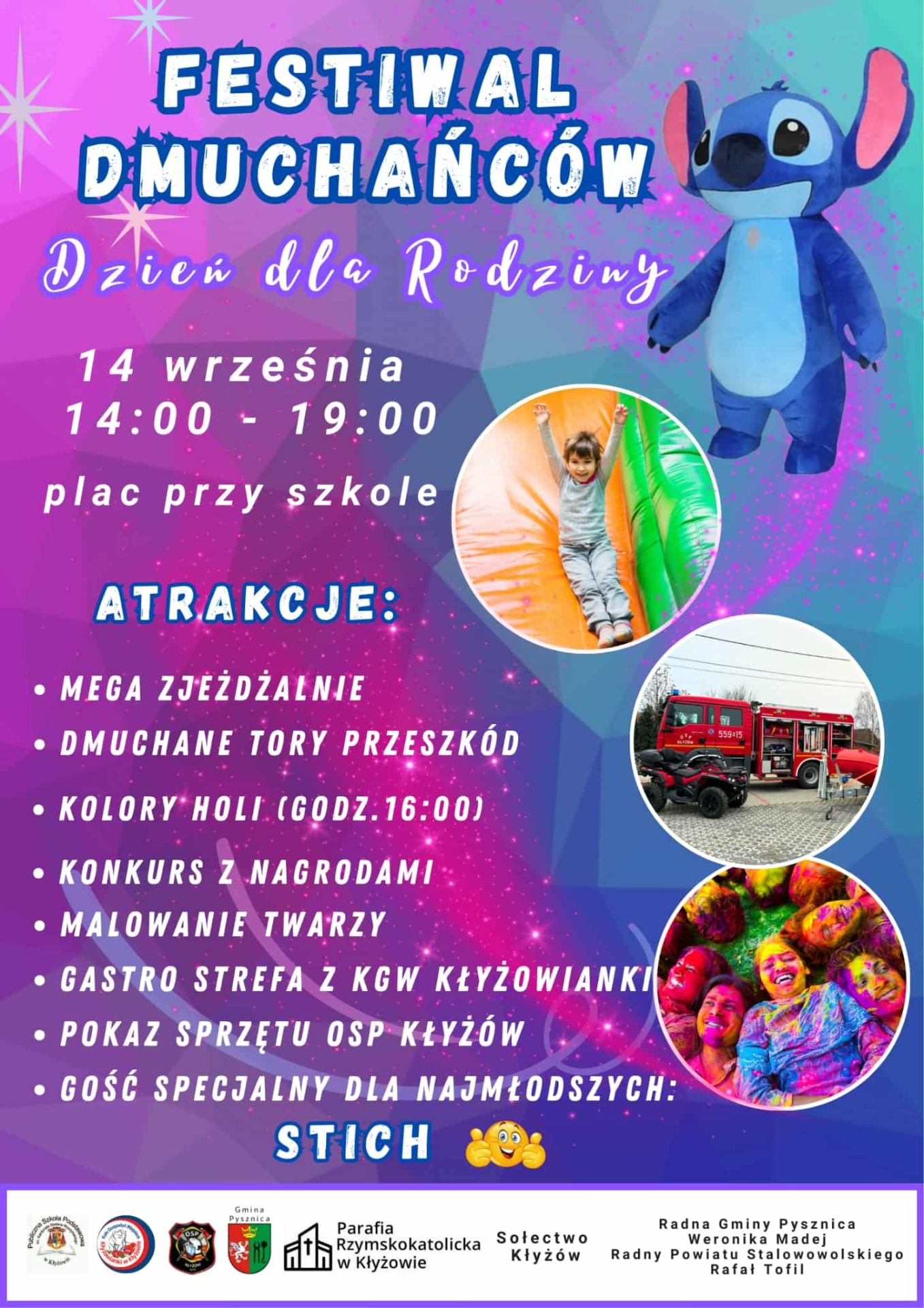 Plakat z zaproszeniem na piknik