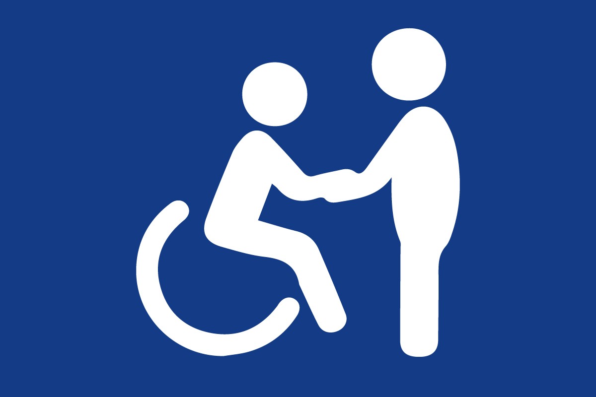 Logo asystenta osobistego osoby niepełnosprawnej