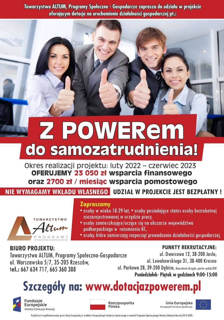 Dotacje dla mieszkańców Podkarpacia