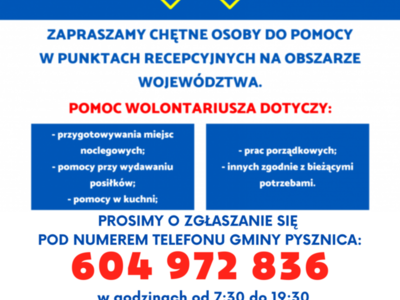Informacja o wolontariuszach