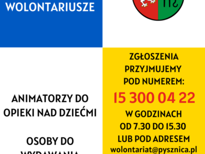 Prośba o wolontariat