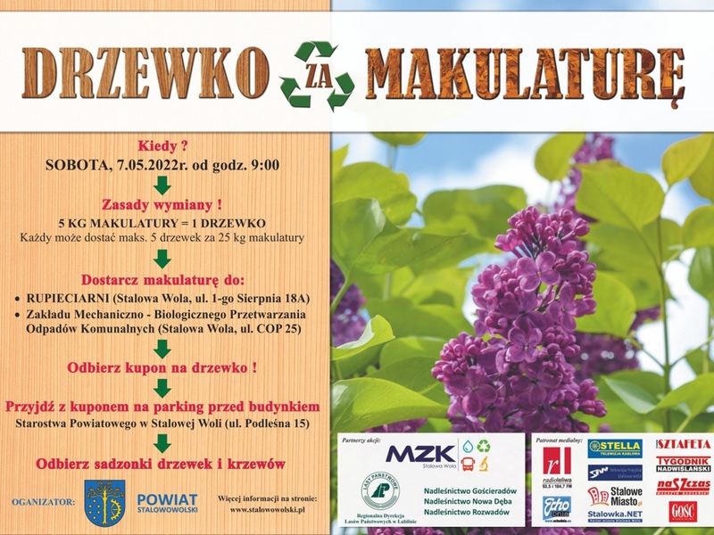 Akcja "Drzewko za makulaturę”