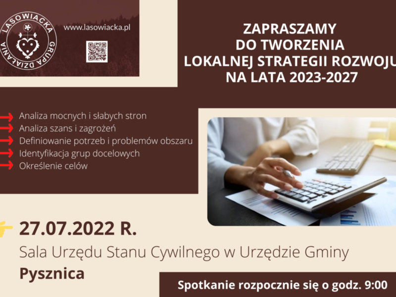 Zaproszenie odnośnie strategii.
