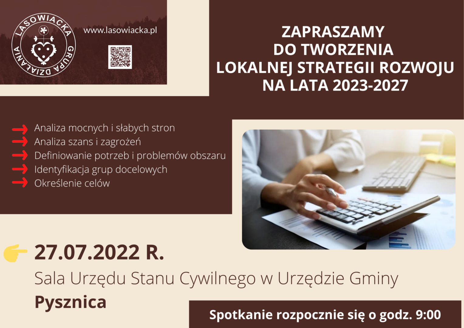 Zaproszenie odnośnie strategii.