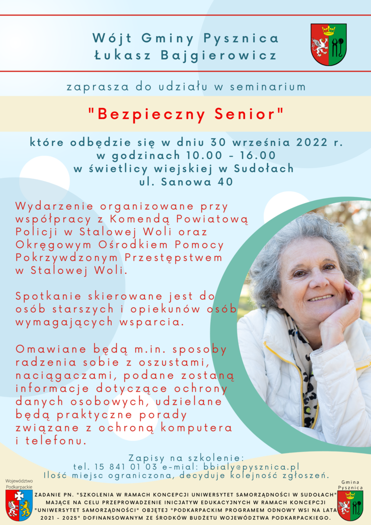 Seminarium "Bezpieczny Senior"
