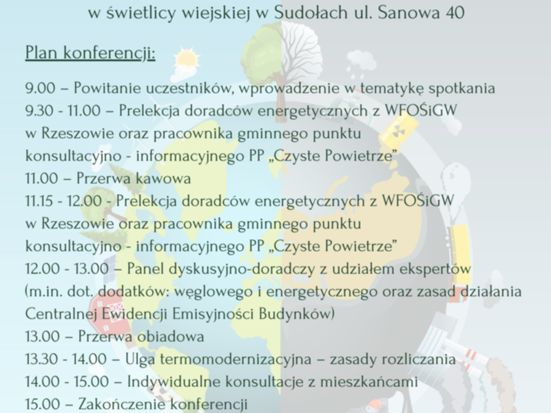 Konferencja - "Czyste powietrze - jak chronić zdrowie przed zanieczyszczeniami"