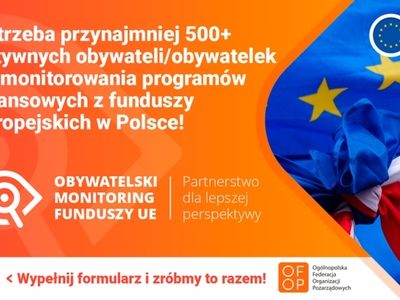 Obywatelski monitoring funduszy europejskich