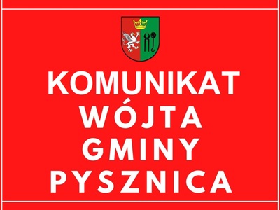 KOMUNIKAT WÓJTA
