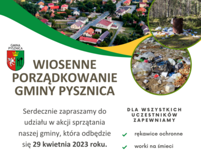 wiosenne porządkowanie gminy