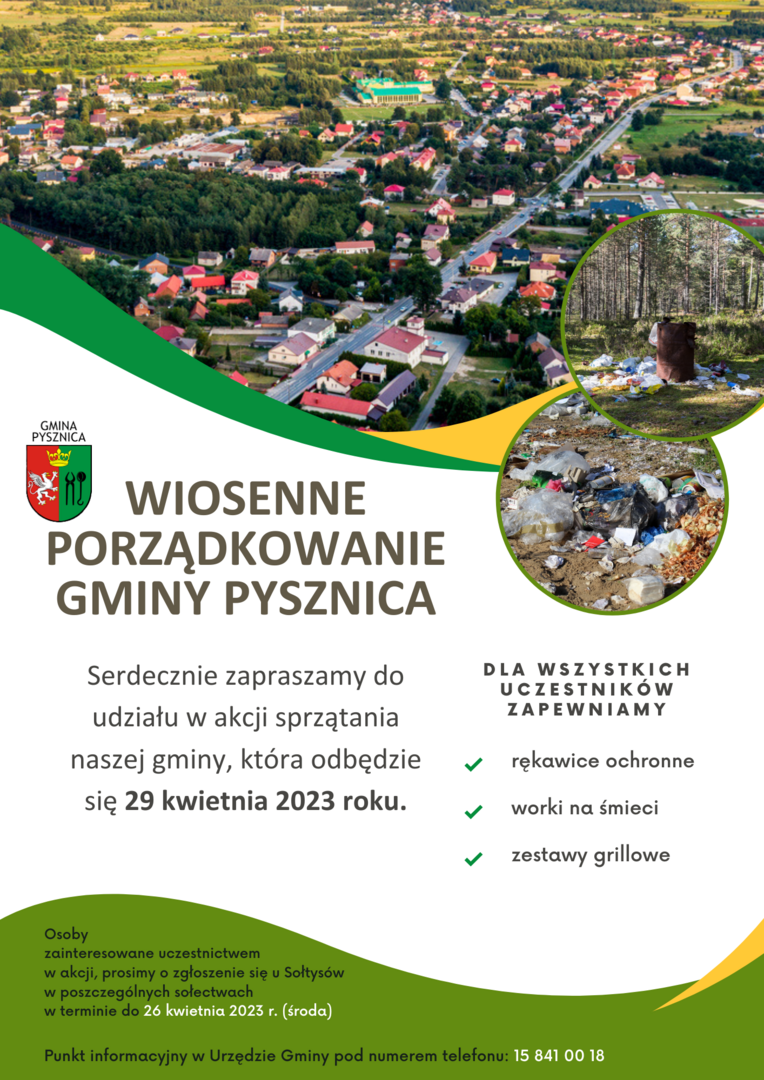 wiosenne porządkowanie gminy