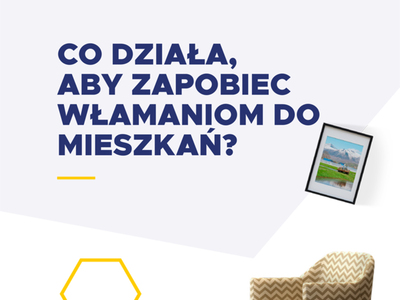 plakat informacyjny o zapobieganiu włamaniom
